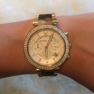 Michael Kors Tortoise Shell Watch